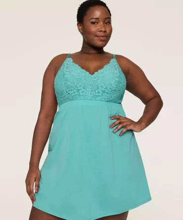 Comfy Cotton Lace Chemise