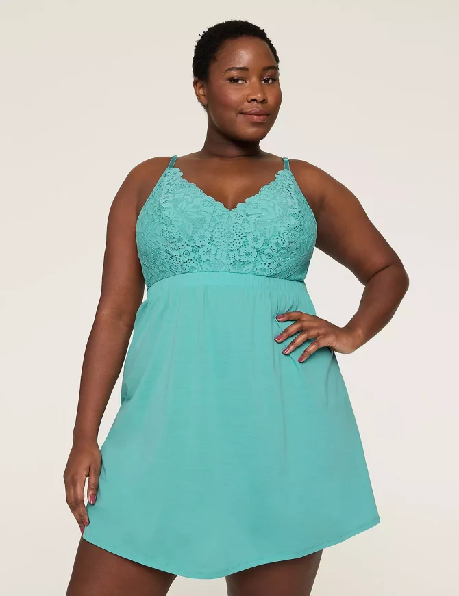 Comfy Cotton Lace Chemise