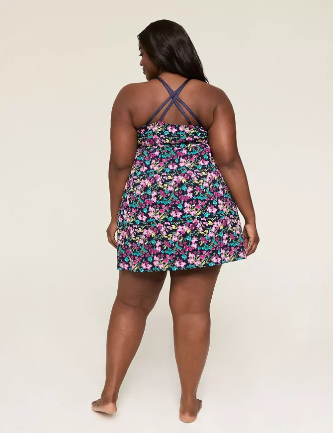 Comfy Cotton Lace-Trim Strappy-Back Chemise - Image 2