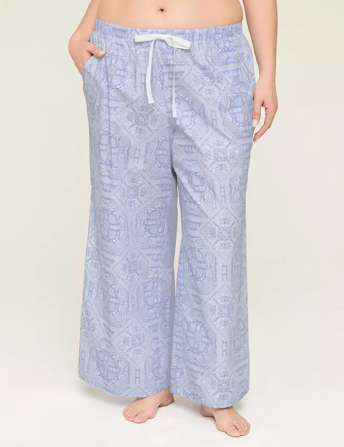 Cotton Poplin Wide Leg Pant - Image 7