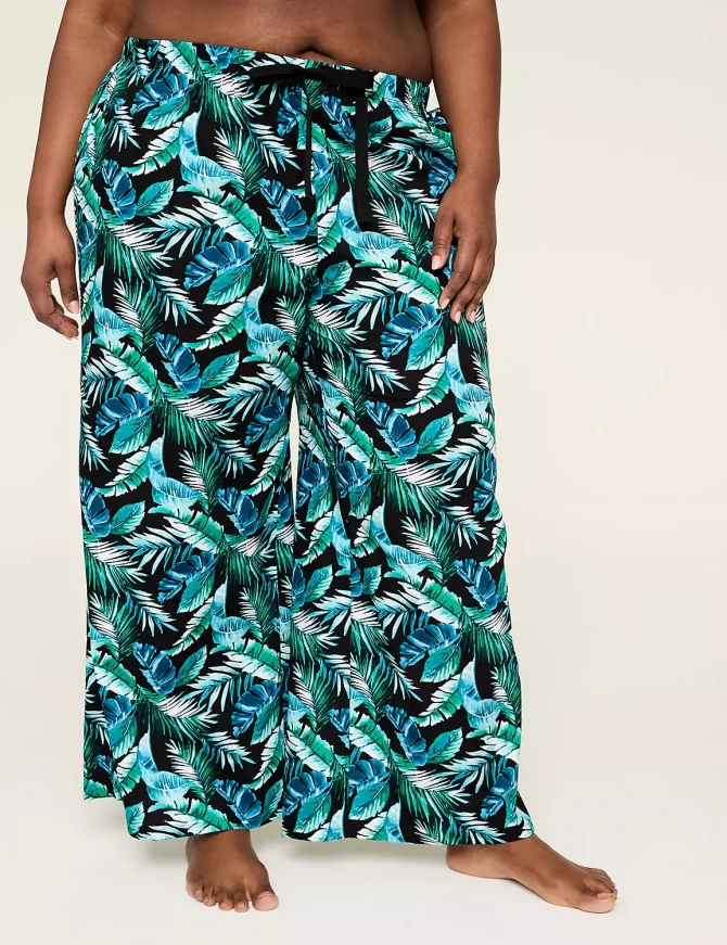 Cotton Poplin Wide Leg Pant - Image 4