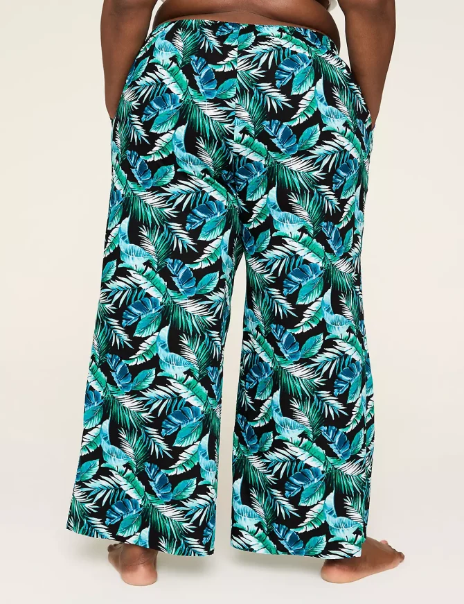 Cotton Poplin Wide Leg Pant - Image 5