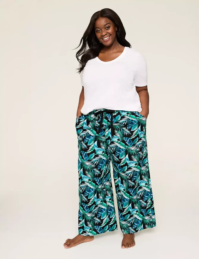 Cotton Poplin Wide Leg Pant - Image 6