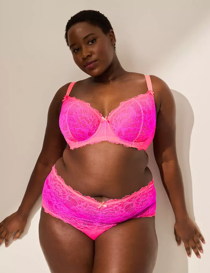Ombre Lace Unlined Balconette Bra - Image 4