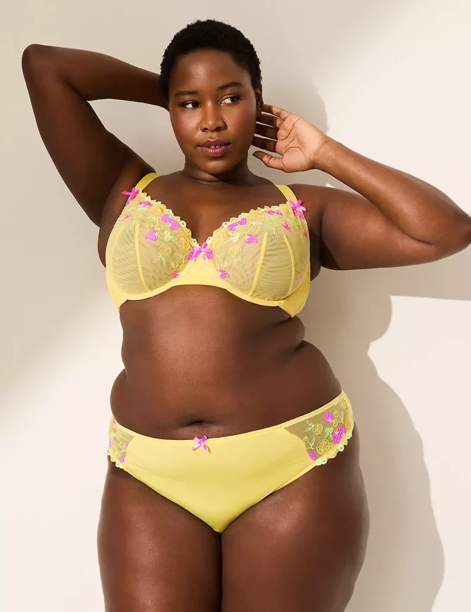 Embroidered Unlined Balconette Bra - Image 4