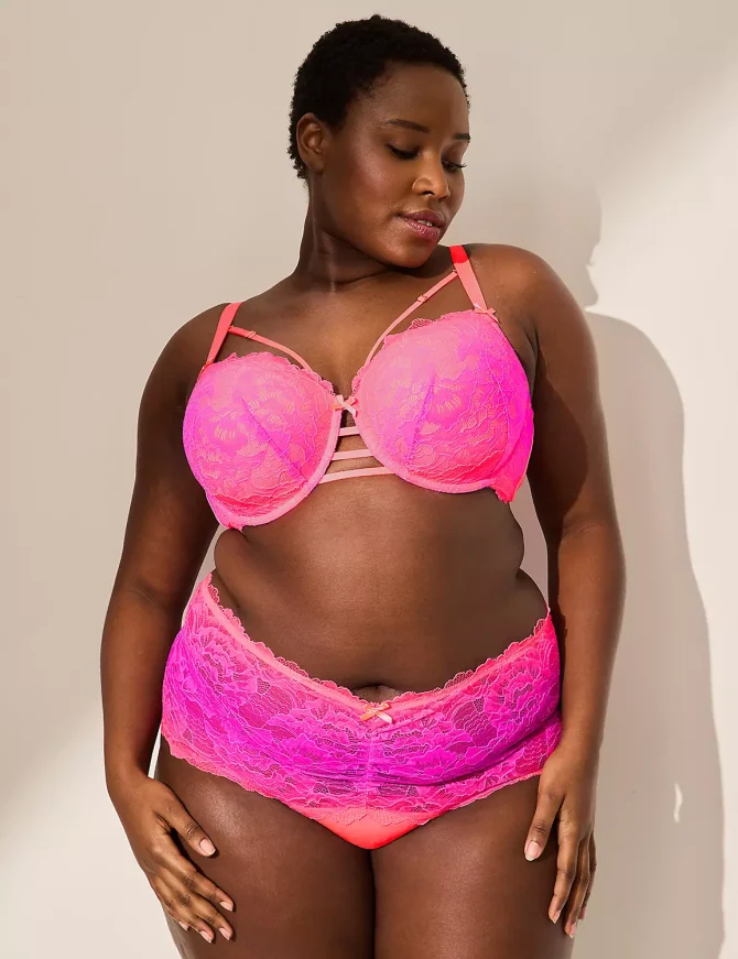 Ombre Lace Wide-Side Thong - Image 3