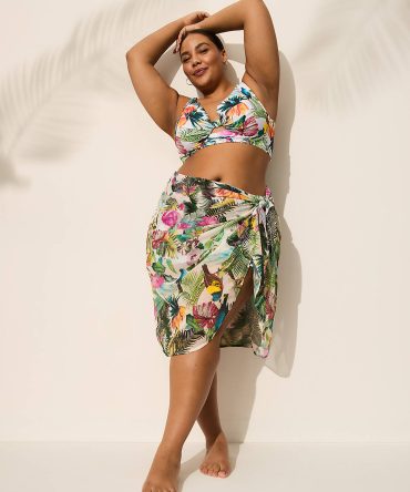 Lurex Shimmer Chiffon Sarong