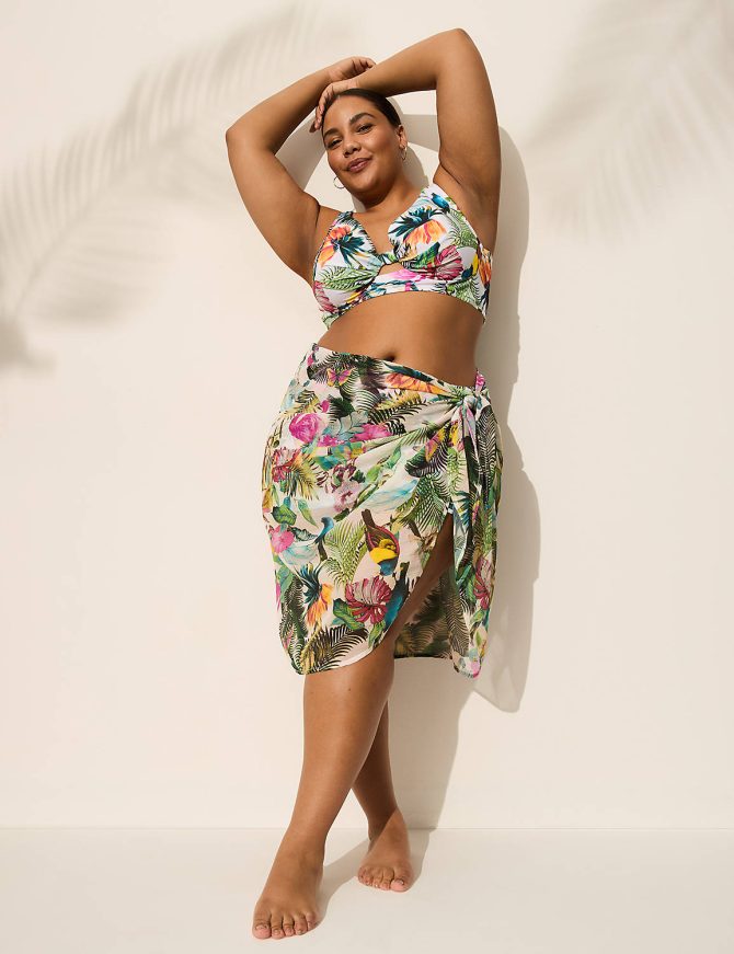 Lurex Shimmer Chiffon Sarong