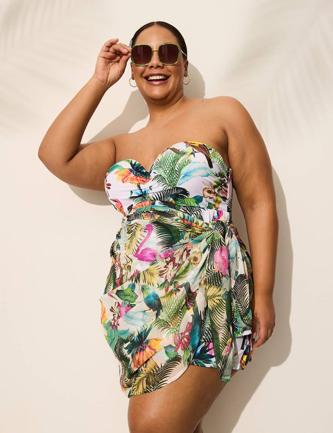 Lurex Shimmer Chiffon Sarong - Image 4