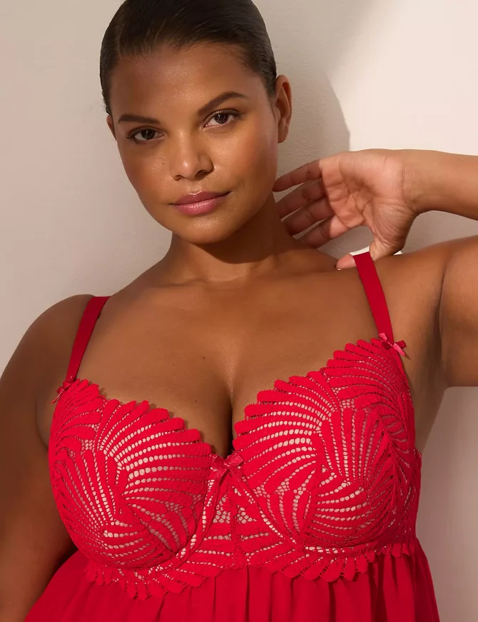 Underwire Lace Babydoll - Image 3