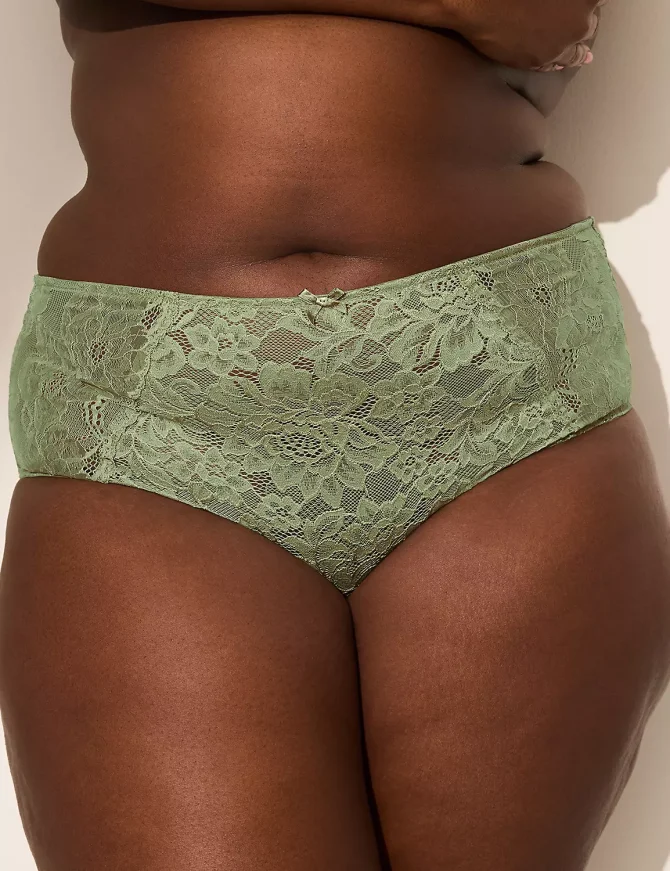 Allover Lace Cheeky Brief Strappy-Back Panty - Image 4