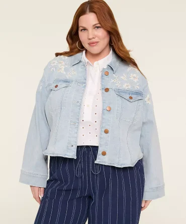 Embroidered Denim Jacket