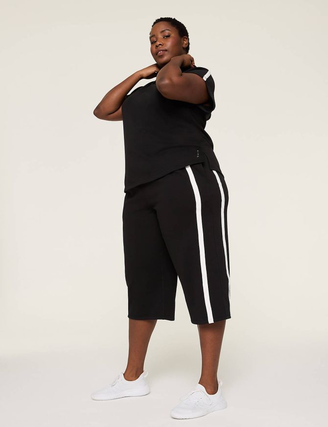 LIVI French Terry Relaxed Straight Capri - Image 3