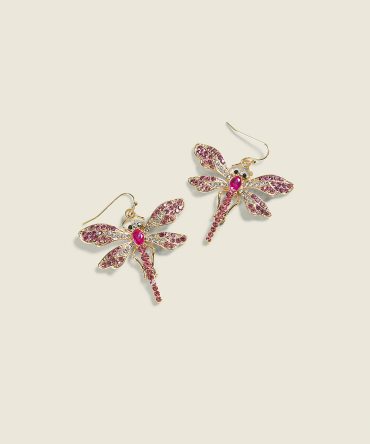 Dragonfly Drop Earrings