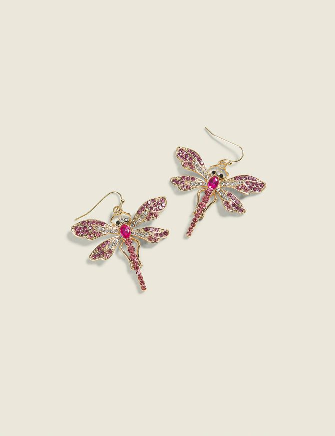 Dragonfly Drop Earrings