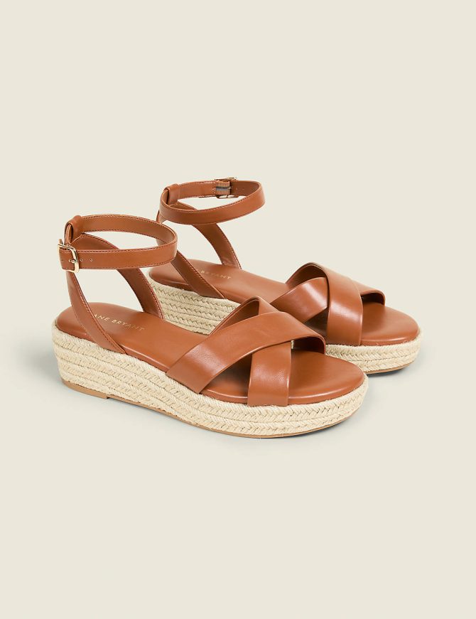 Dream Cloud Ankle Strap Espadrille Wedge