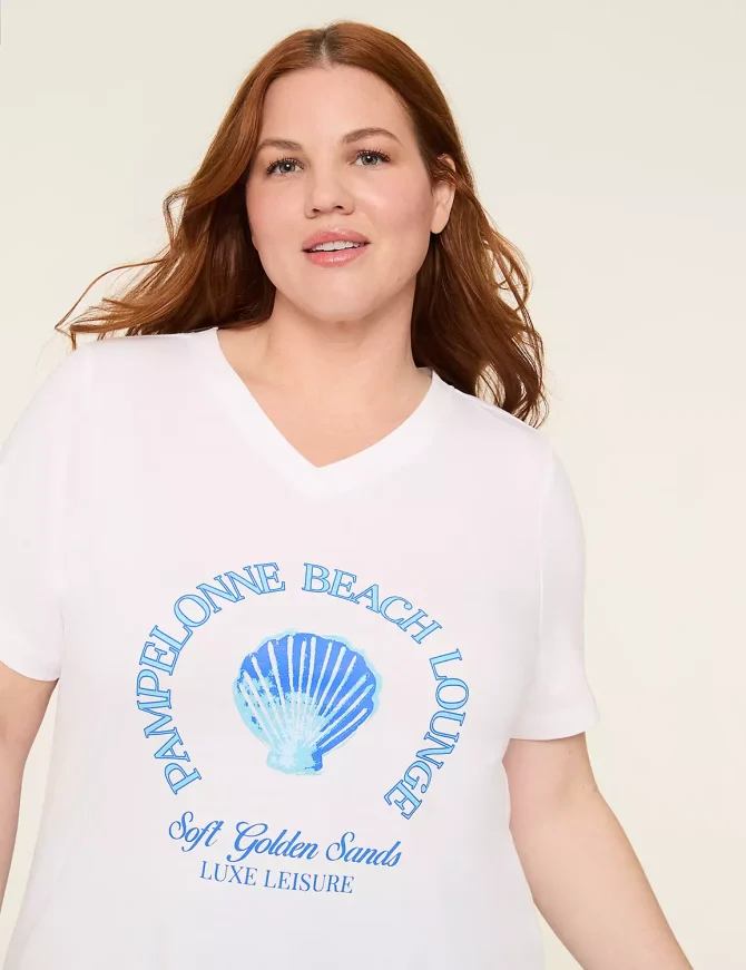 Comfy Cotton Tunic Tee & Bike Short PJ Set - Image 4