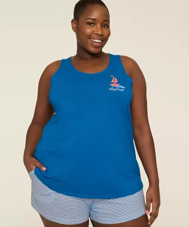 Comfy Cotton Tank & Short PJ Set