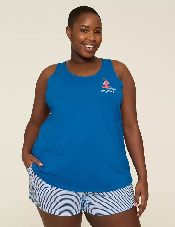 Comfy Cotton Tank & Short PJ Set