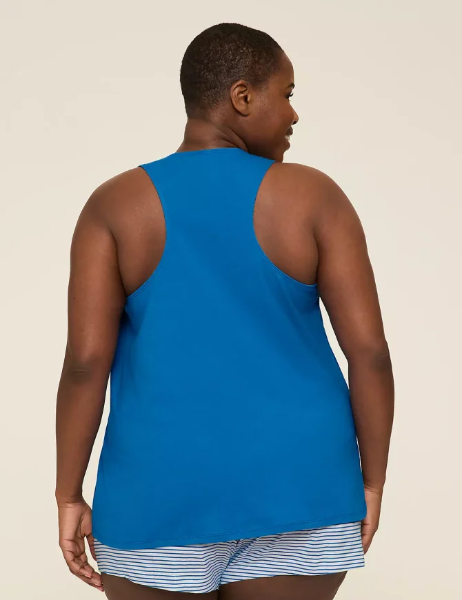 Comfy Cotton Tank & Short PJ Set - Image 2