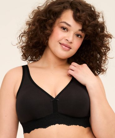 Cotton No-Wire Unlined Full Coverage Bra