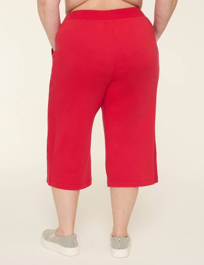 LIVI French Terry Relaxed Straight Capri - Image 2