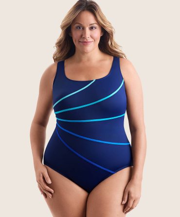 Longitude by Mimi Flamingo - Fan Tank One Piece - Solitude