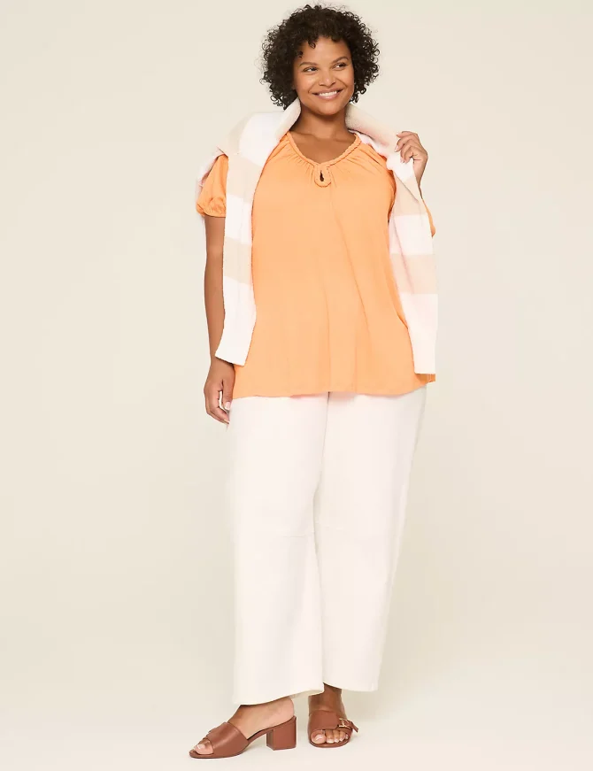 Braided Keyhole-Neck Top - Image 3