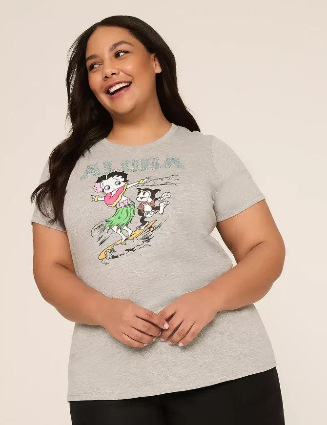 Betty Boop Aloha Graphic Tee