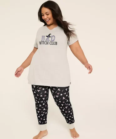 Comfy Cotton Tunic & Legging PJ Set