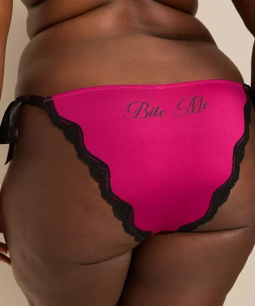 Ribbon Side-Tie Brazilian Panty