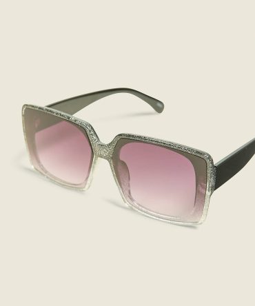Glitter Square Sunglasses