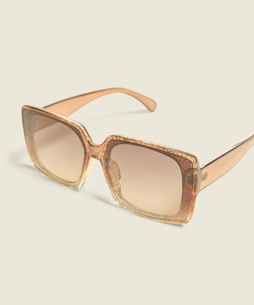 Glitter Square Sunglasses