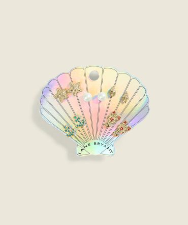 Summer Whimsy Sea Shell Earring 5-Pack