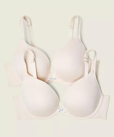 Cotton Boost Plunge Bra 2-Pack