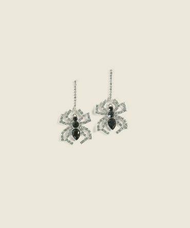 Halloween Whimsy Spider Drop Earrings
