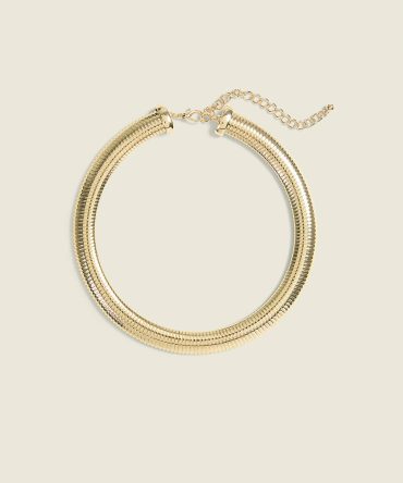 Goldtone Collar Necklace