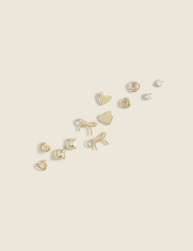 Bow Earring 6-Pack