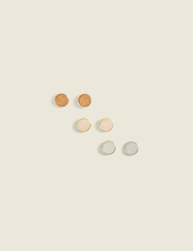 Druzy Earring 3-Pack