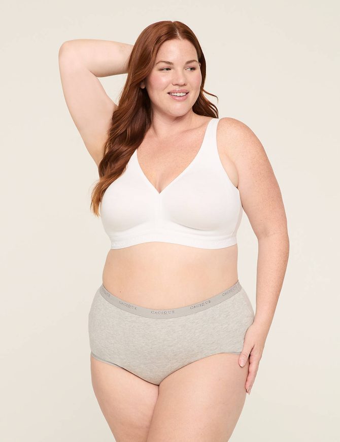Cotton Unlined No-Wire Bra - Image 5
