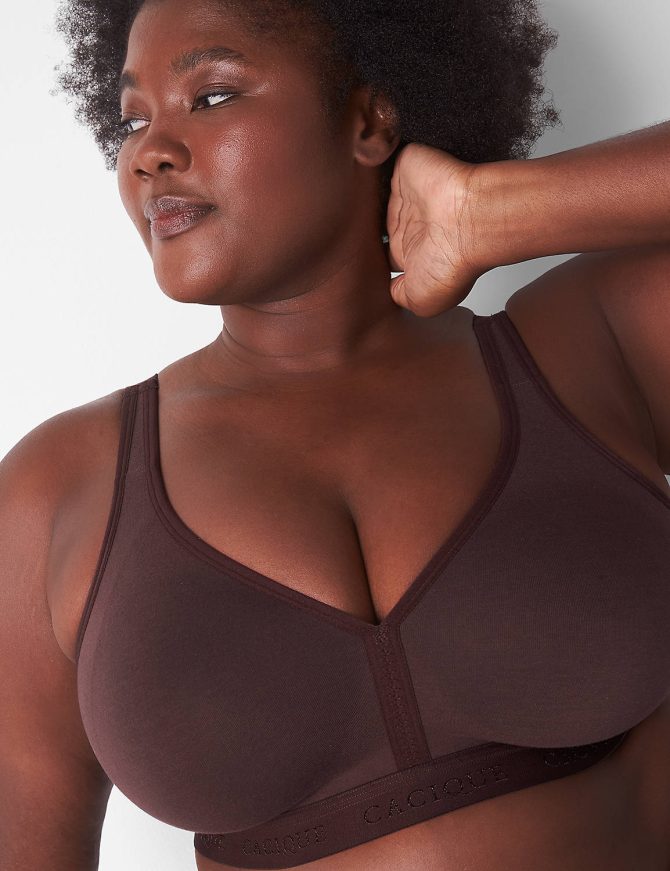 Cotton Unlined No-Wire Bra - Image 4